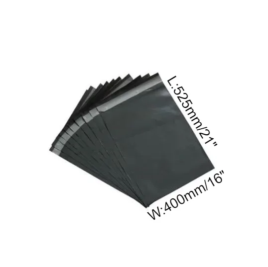 500 x Grey Mailing Bags – 400mm x 525mm ( 16 x 21″ )