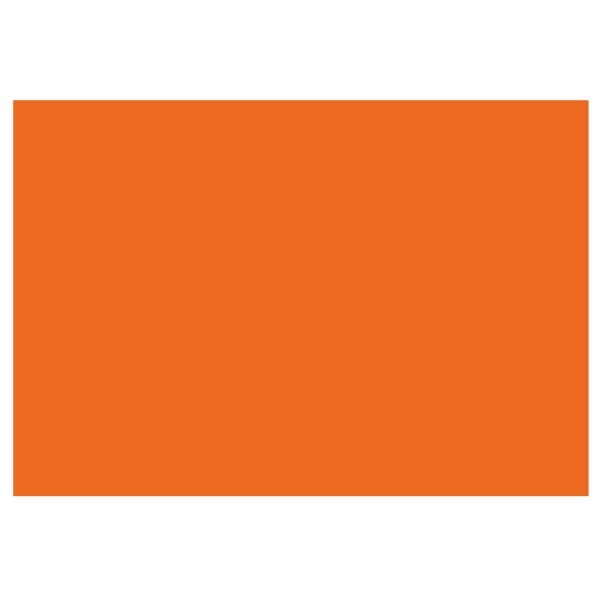 Oreange 1 x Orange Tissue Paper - 500mm x 750mm (500 sheets)